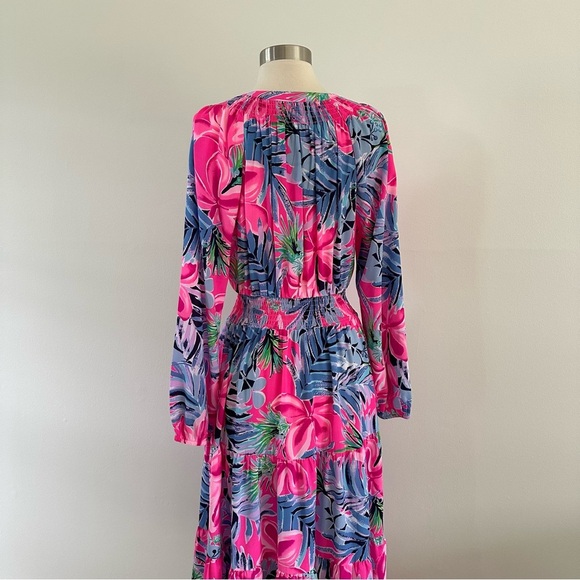 New NWOT Lilly Pulitzer Pauline Midi Dress M - Picture 4 of 12